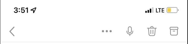 3:51 phone information. No Snapchat under time.